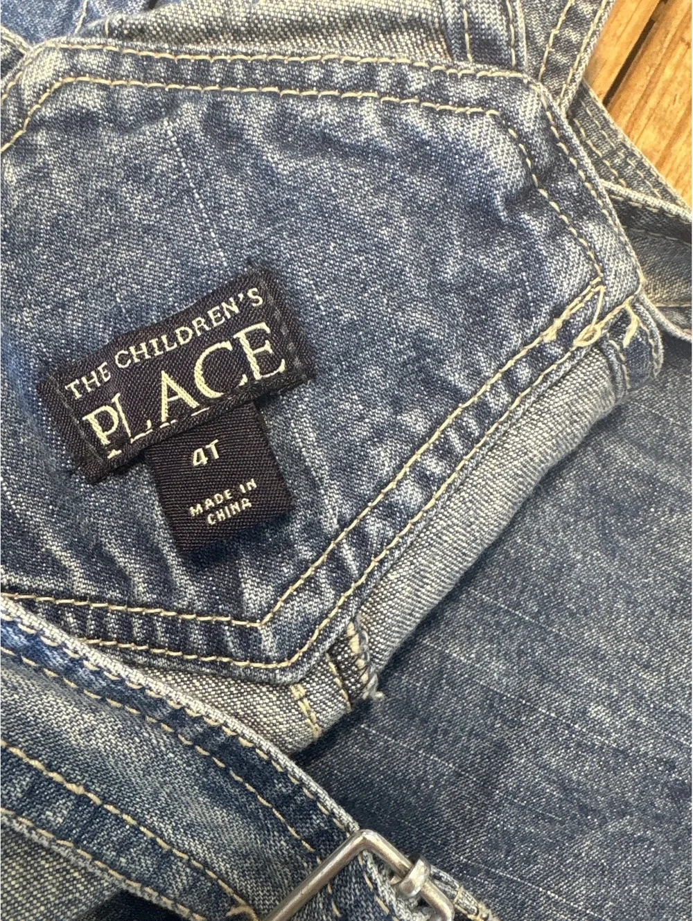 Vintage y2K The Children's Place Boys Denim Overalls 4T Boys Girls Toddler Kids